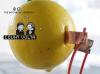 Lemon battery a.ka. \"Voltaic Battery\". One lemon produces .9 volts.
